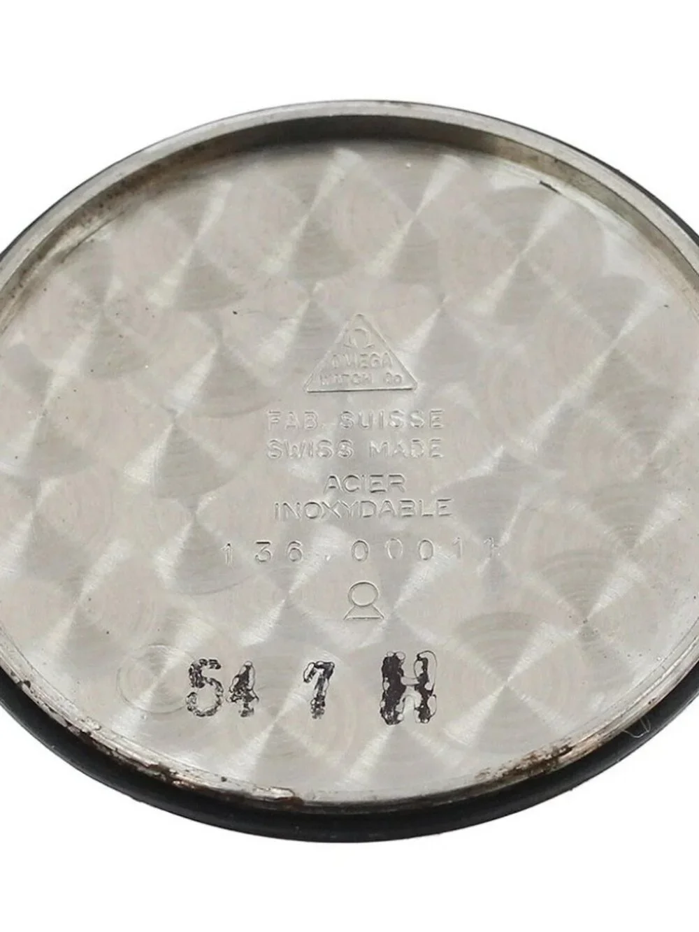 OMEGA TURLER Geneve 136.00011 Date Cal.613 Silver Dial Hand Winding Men's_961315